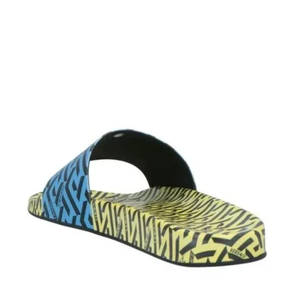 Versace Greca Monogram Flap Sandals - Picture 3 of 7